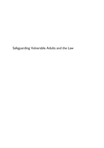 Safeguarding Vulnerable Adults and the Law