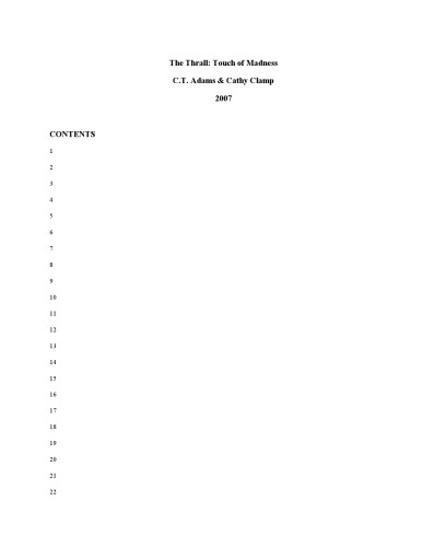 Touch of Madness (The Thrall, Book 2)