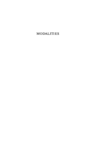 Modalities: Philosophical Essays
