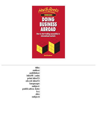 Doing Business Abroad: How to Start Trading Successfully in International Markets