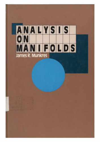 Analysis on Manifolds