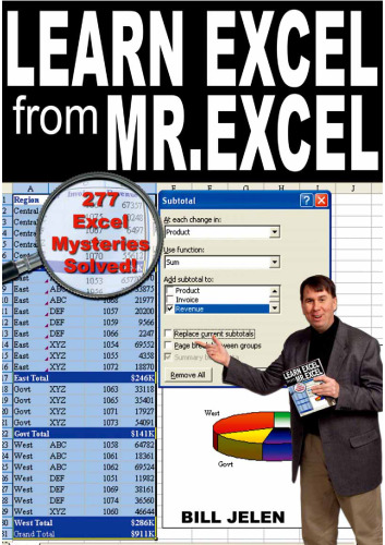 Learn Excel from Mr. Excel: 277 Excel Mysteries Solved