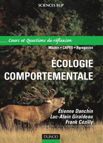 Écologie comportementale : Cours et sujets corrigés