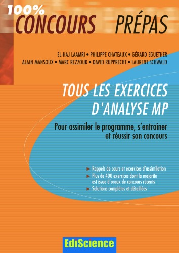Tous les exercices d'analyse MP