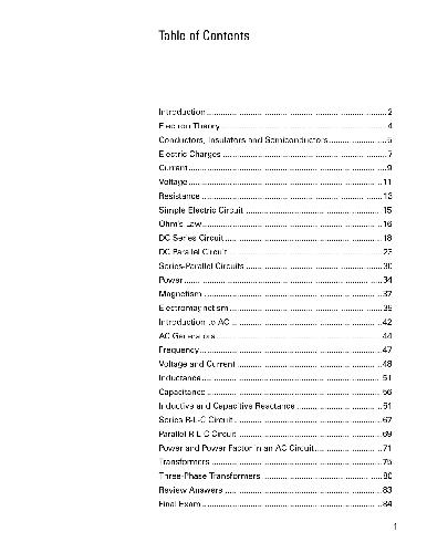 Basics of Electricity