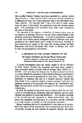 A Revision of the Atomic Weight of Tin (1916)(en)(4s)