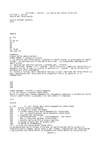 Storia del Terzo Reich