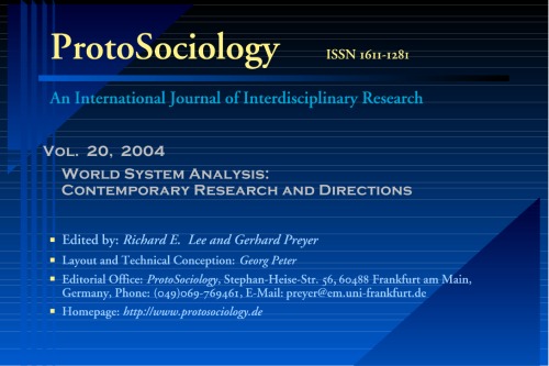 Proto Sociology Volume 20, 2004 - World-System Analysis