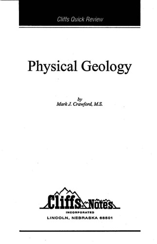 CliffsQuickReview Physical Geology