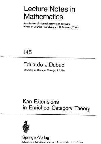 Kan Extensions in Enriched Category Theory(en)(172s)
