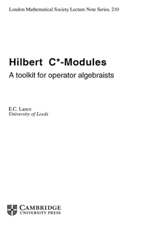 Hilbert C-Modules: a toolkit for operator algebraists