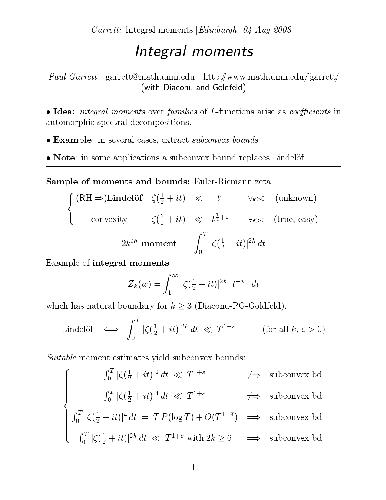 Integral moments (2008)(en)(17s)