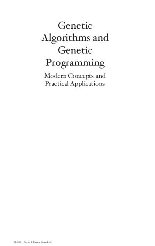 Genetic Algorithms and Genetic Programming: Modern Concepts and Practical Applications