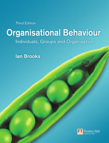 Organisational Behaviour: Individuals, Groups and Organisation (3rd Edition)