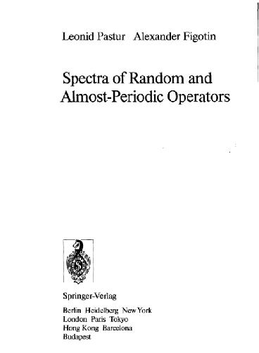 Spectra of random and almost-periodic operators