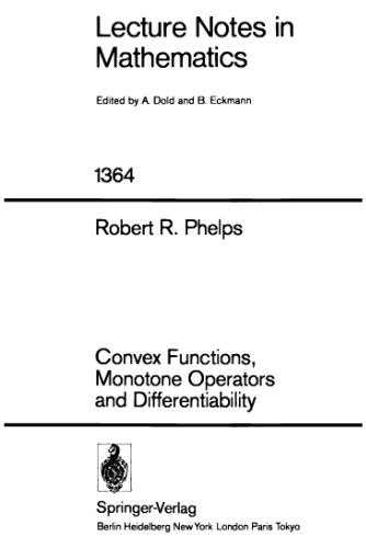 Convex Functions, Monotone Operators and Differentiability