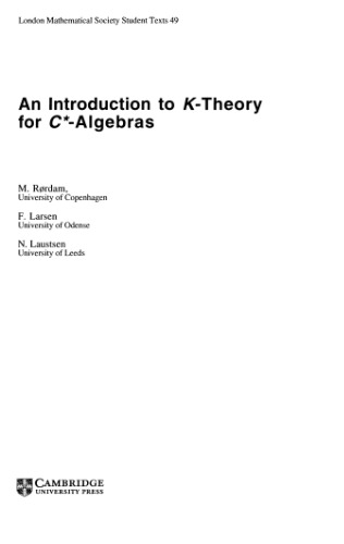 Introduction to K-theory for C-star-algebras