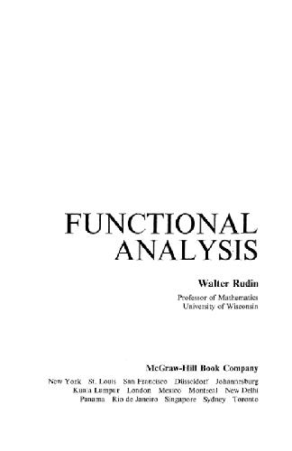 Functional analysis