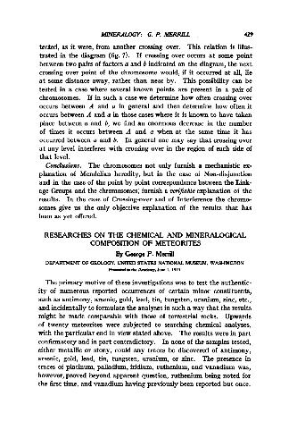 Researches on the Chemical and Mineralogical Composition of Meteorites (1915)(en)(3s)