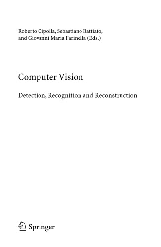 Computer Vision: Detection, Recognition and Reconstruction