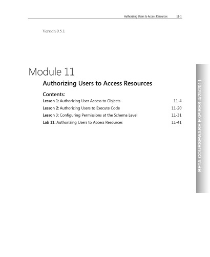 MOC 6231B Enu Beta Maintaining A Sql Server 2008 R2 Databaes Trainer HandBook Volume2