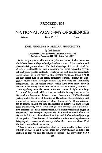 Some Problems in Stellar Photometry (1915)(en)(14s)
