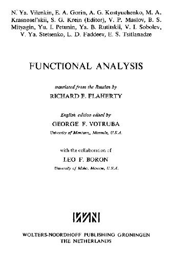 Functional analysis
