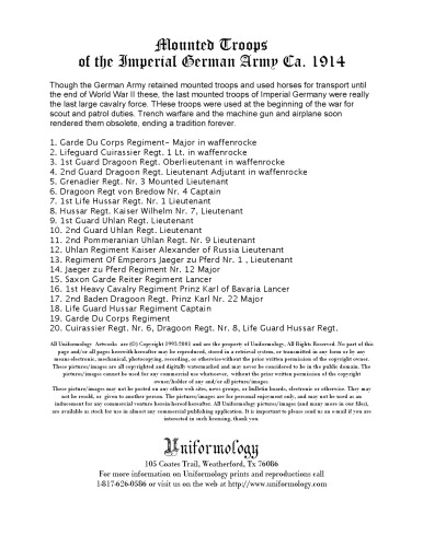 Imperial German Army 1896-1914