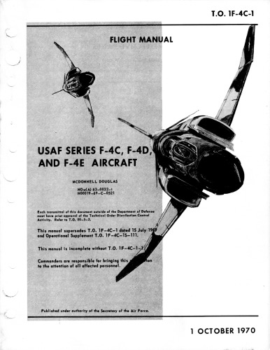 Flight Manual F-4C F-4D F-4E