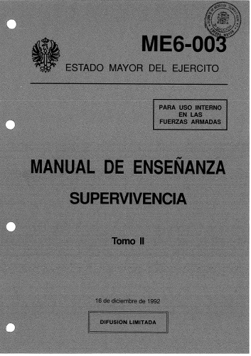 Manual De Enseñanza Supervivencia. Tomo 2