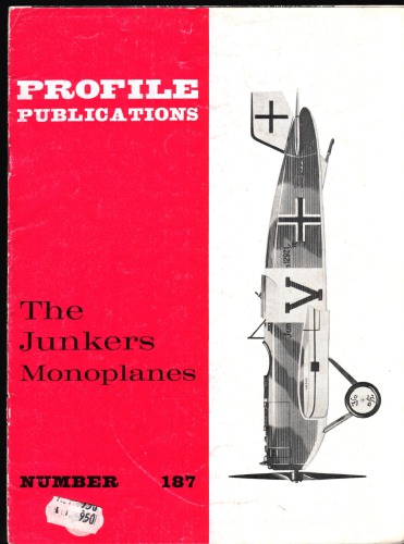 The Junkers Monoplanes