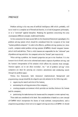 Problem solving: methods, programming, and future concepts