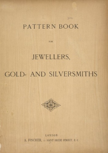 Pattern book for jewellers, gold- and silversmiths