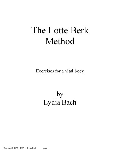 The Lotte Berk Method