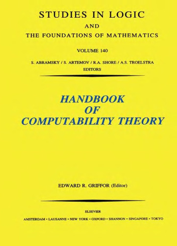 Handbook of computability theory