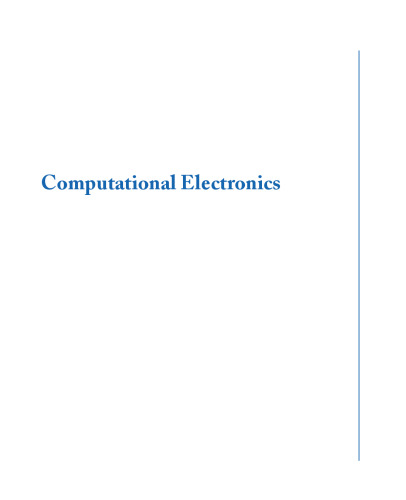 Computational Electronics (Morgan 2006)