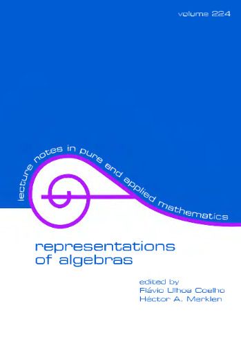 Representations of algebras: proceedings of the conference held in Sao Paulo