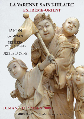 Japon Okimonos Netsukes XVIII et XIX siecles