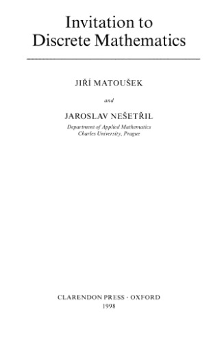 Invitation to discrete mathematics