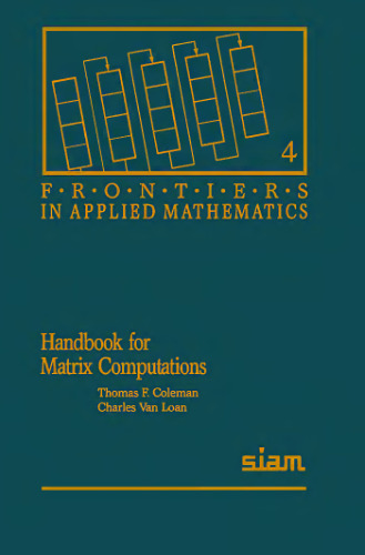 Handbook for matrix computations