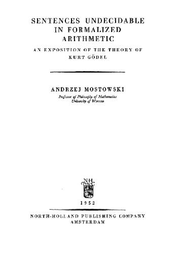 Sentences Undecidable in Formalized Arithmetic