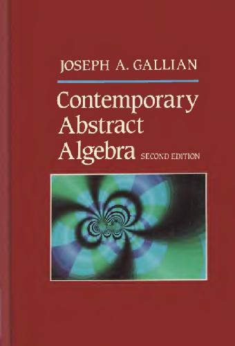 Contemporary abstract algebra