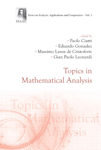 Topics in mathematical analysis
