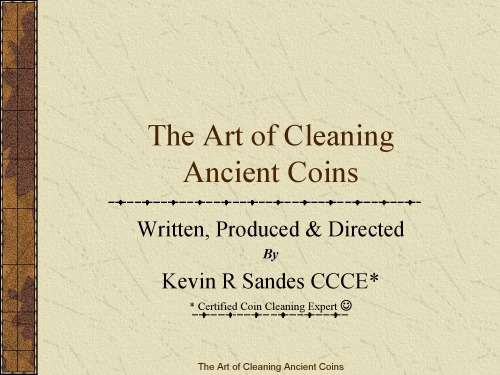 The Art of Cleaning Ancient Coins