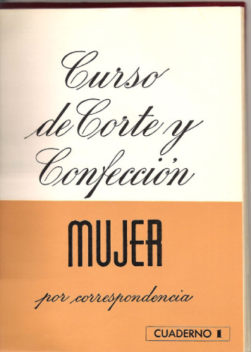 Curso de corte y confeccion mujer por correspondencia