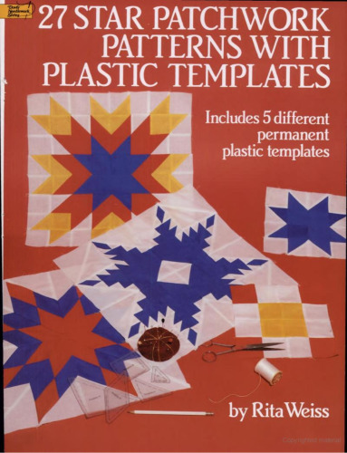27 Star Patchwork Patterns with Plastic Templates