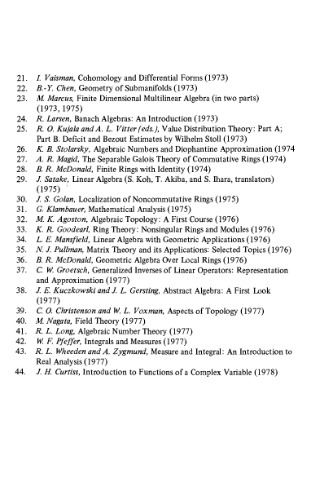 Introduction to functions of a complex variable