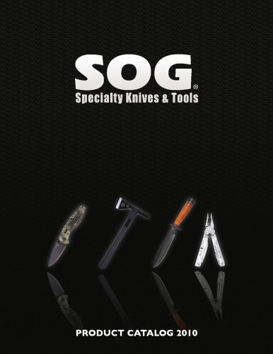 SOG Specialti Knives Tools. Proguct Caalog 2010