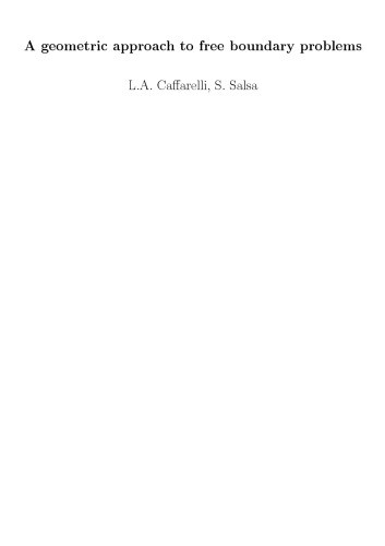 A geometric approach to free boundary problems