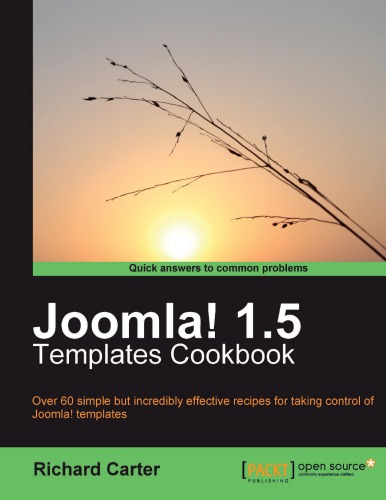 Joomla! 1.5 Templates Cookbook